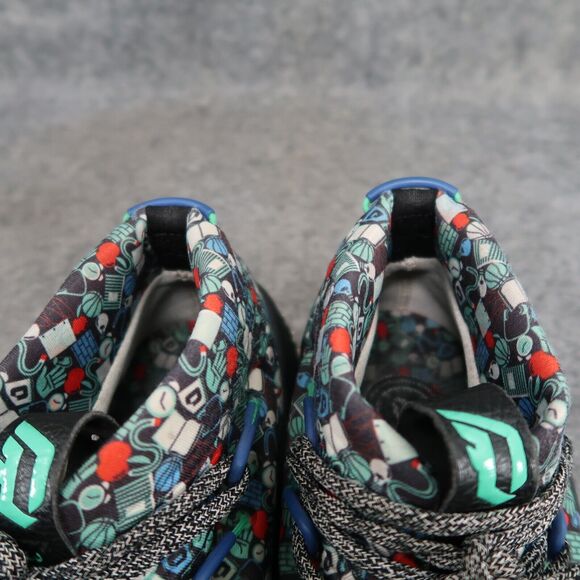 Adidas Shoes Mens 7.5 Sneakers Basketball Dame 4 Camp Athletic Active Mid Print